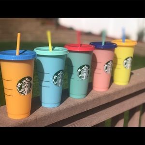 🌈 COLOR CHANGING STARBUCKS CUPS 🌈